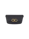 Ferragamo Trapezio Logo Crossbody Bag In Nero