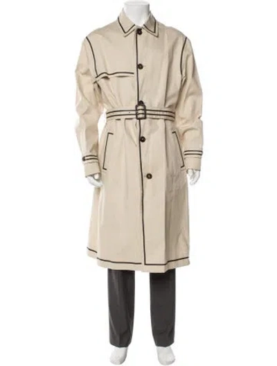 Pre-owned Ferragamo Trench Coat In Neutral
