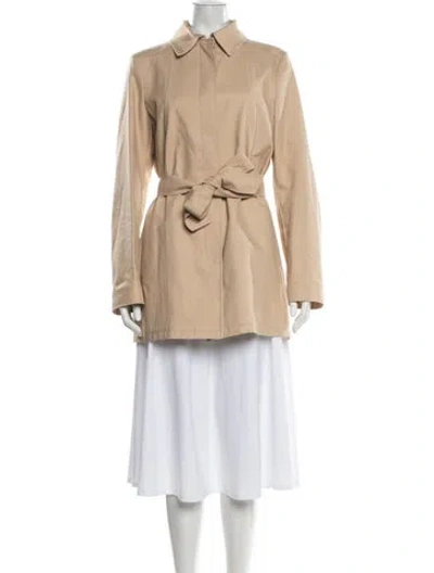 Pre-owned Ferragamo Trench Coat In Neutrals
