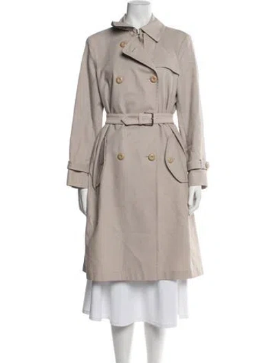 Pre-owned Ferragamo Trench Coat In Neutrals