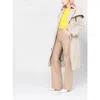 Ferragamo Belted Trench Coat In Neutral