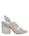 Ferragamo Trezze 85 Sandal In Gray