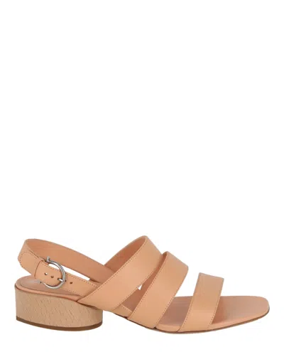 Ferragamo Trezze Heel Sandals In Brown