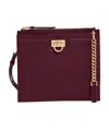 Ferragamo Trifold Cross-body Bag In Red