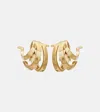 Ferragamo Triple Gancini Clip-on Earrings In Gold