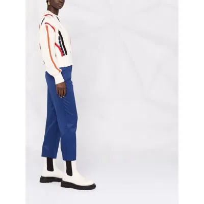 Ferragamo Trousers In White