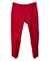 Ferragamo Trousers In Red Cotton In Red