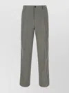 Ferragamo Dark Grey Viscose Blend Pants