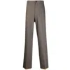 Ferragamo Trousers In Gray