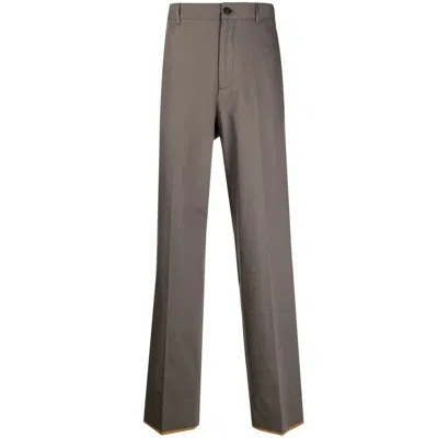 Ferragamo Trousers In Gray