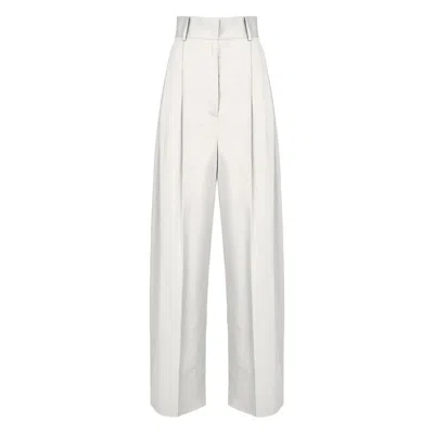 Ferragamo Trousers In White
