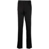 Ferragamo Trousers Without Pleats In Black