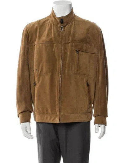 Pre-owned Ferragamo Trucker Jacket In Brown