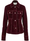 Ferragamo Trucker Jacket In Red