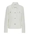 Ferragamo Trucker Jacket In White