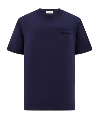 FERRAGAMO T-SHIRTS WITH LOGO