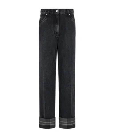 FERRAGAMO TURN UP JEANS