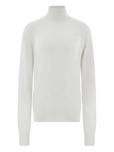Ferragamo Turtleneck Sweater In White