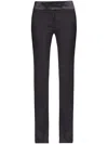 Ferragamo Palazzo Pant In Black