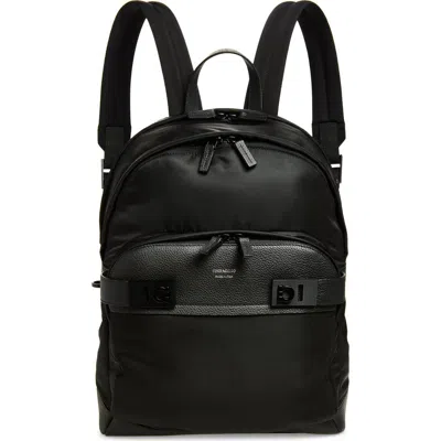 Ferragamo Twins Nylon Backpack In Black