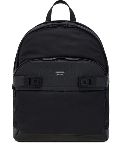 FERRAGAMO FERRAGAMO TWINS NYLON BACKPACK