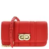 Ferragamo Twist Lock Gancini Shoulder Bag