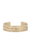 Ferragamo Twisted Design Cuff Bracelet In Gold
