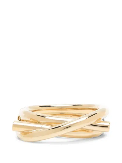 Ferragamo Twisted Gancini Cuff Bracelet In Gold