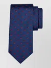 Ferragamo Two-tone Gancini Jacquard Alaska Silk Tie
