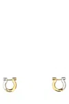 Ferragamo Orecchini In Metallo Bicolor Donna In Gold