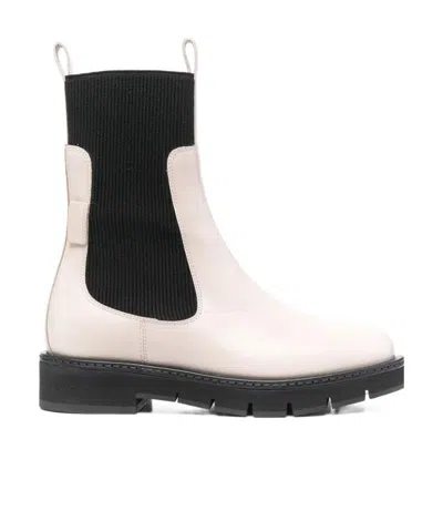 Ferragamo Rook Leather Chelsea Boots In Multicolor