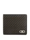 Ferragamo Woven Leather Bi-fold Wallet