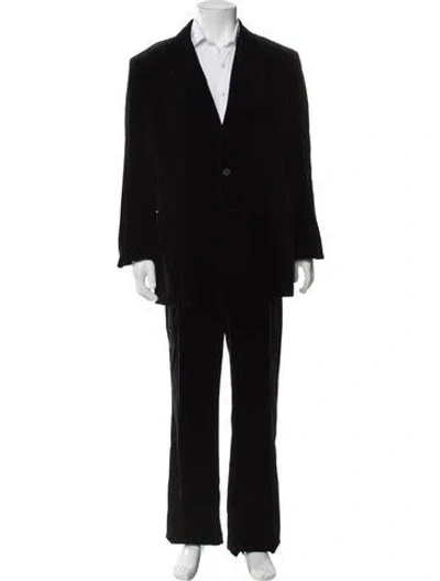 Pre-owned Ferragamo Two-piece Suit W/ Tags In Black