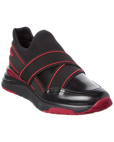 FERRAGAMO FERRAGAMO TYLA LEATHER SNEAKER