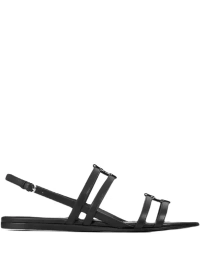 Ferragamo Typa Sandals In Black