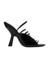 Ferragamo Altaire 105 Strappy Leather Sandals In Black
