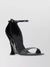 Ferragamo Unique Wedge Sandals With Sculptural Heel