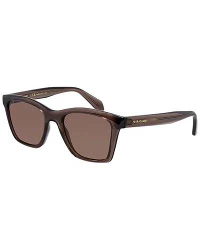 Ferragamo Unisex 2001s 54mm Sunglasses In Brown
