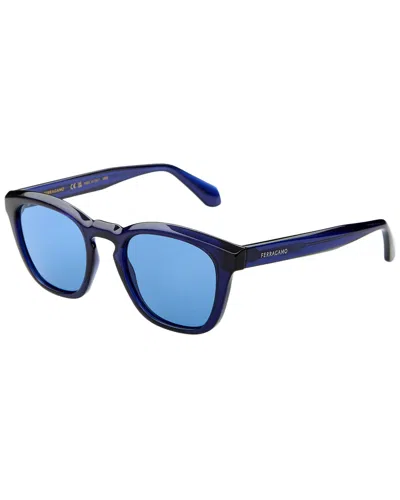 Ferragamo Unisex 50mm Sunglasses In Blue