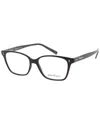 Ferragamo Unisex 52mm Optical Frames In Black