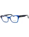 Ferragamo Unisex 53mm Optical Frames In Blue