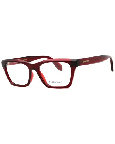 Ferragamo Unisex 53mm Optical Frames In Multi