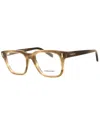 Ferragamo Unisex 54mm Optical Frames In Brown
