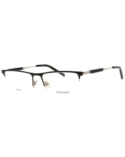 Ferragamo Unisex 55mm Optical Frames In Black