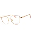 Ferragamo Unisex 56mm Optical Frames In Gold