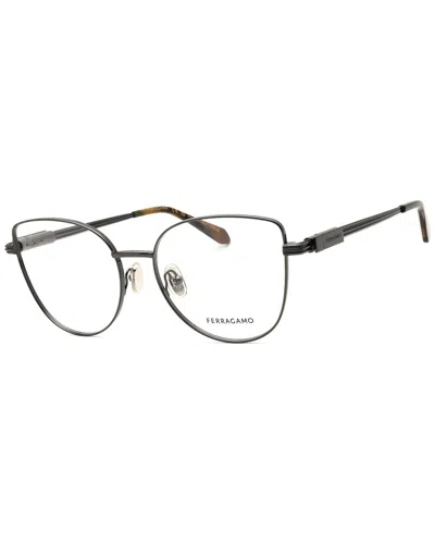 Ferragamo Unisex 56mm Optical Frames In Burgundy