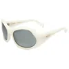Ferragamo Unisex Sf1078s 59mm Sunglasses In White