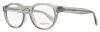 Ferragamo Unisex Keyhole Pantos Eyeglasses Sf2987e 020 Transparent Grey 50mm In Gray
