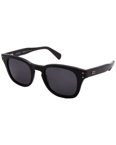 Ferragamo Unisex Sf1057s 49mm Sunglasses In Black
