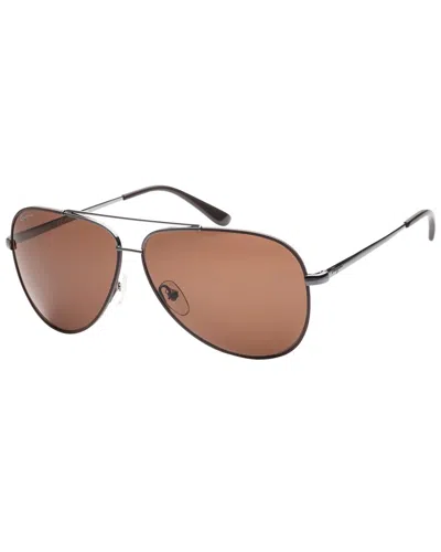 Ferragamo Unisex Sf131s 211 60mm Sunglasses In Brown